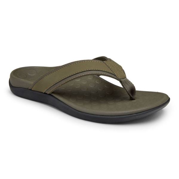 Vionic - Men's Tide Toe Post Sandal - Olive