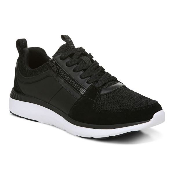 Vionic - Women's Athena Sneaker - Black - Click Image to Close