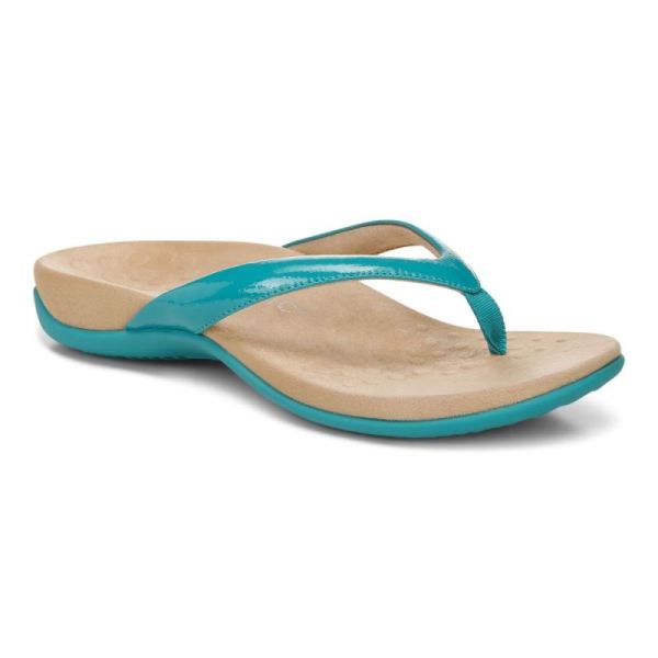 Vionic - Women's Dillon Toe Post Sandal - Lake Blue