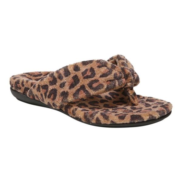 Vionic - Women's Lydia Slipper - Brown Leopard