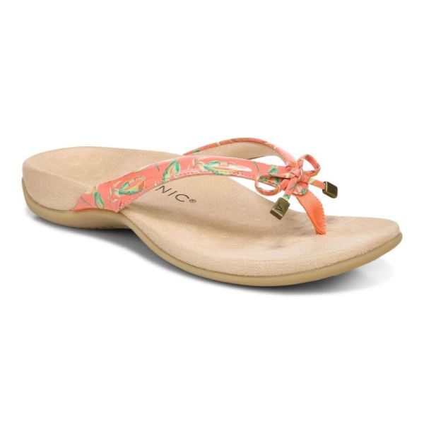Vionic - Women's Bella Toe Post Sandal - Papaya