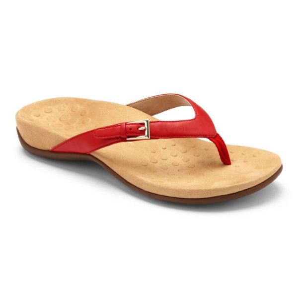 Vionic - Women's Kelby Toe Post Sandal - Red