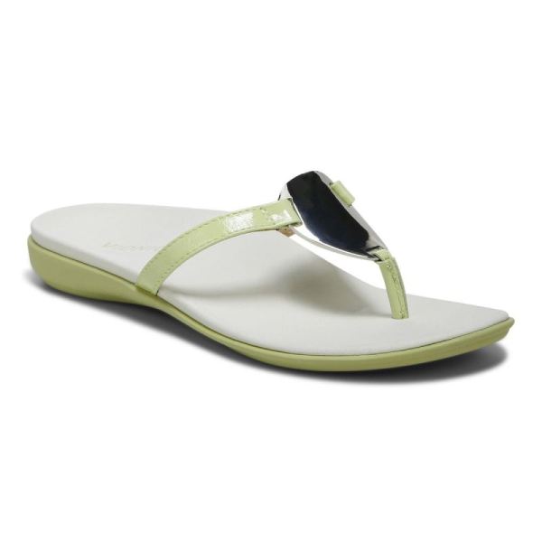 Vionic - Women's Raysa Toe Post Sandal - Pale Lime