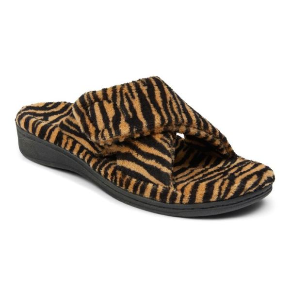 Vionic - Women's Relax Slippers - Natural Tiger