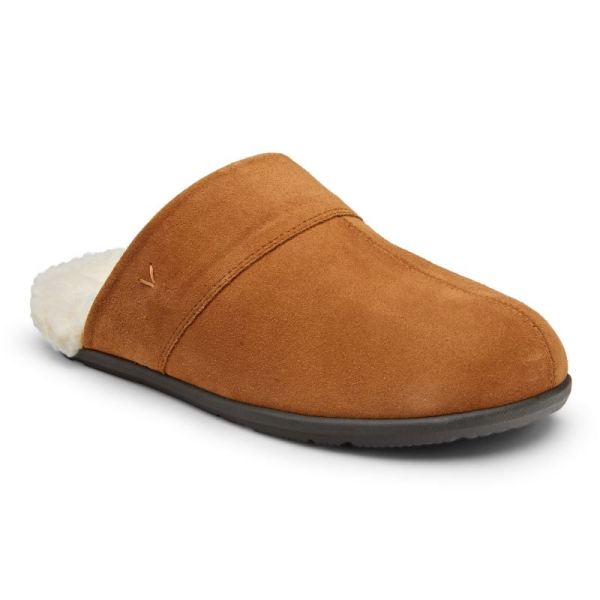 Vionic - Men's Alfons Mule Slipper - Toffee Suede