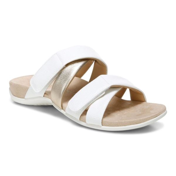 Vionic - Women's Hadlie Slide Sandal - White