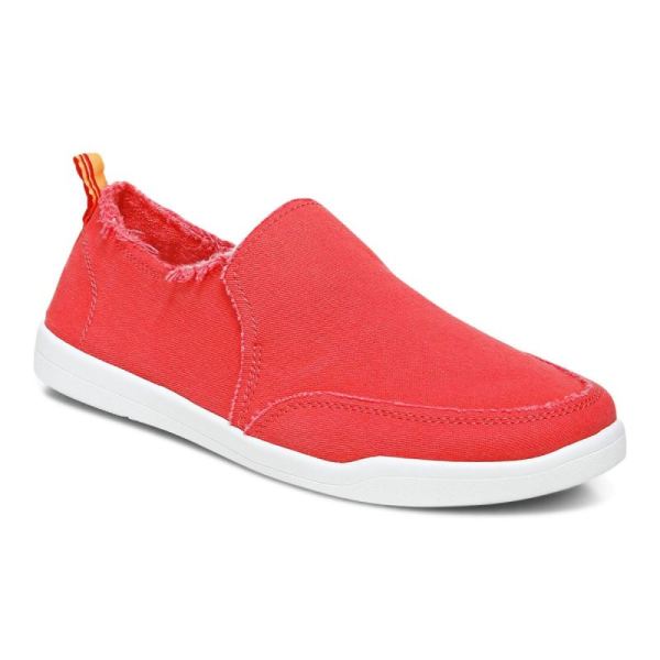 Vionic - Women's Malibu Slip On - Poppy Canvas