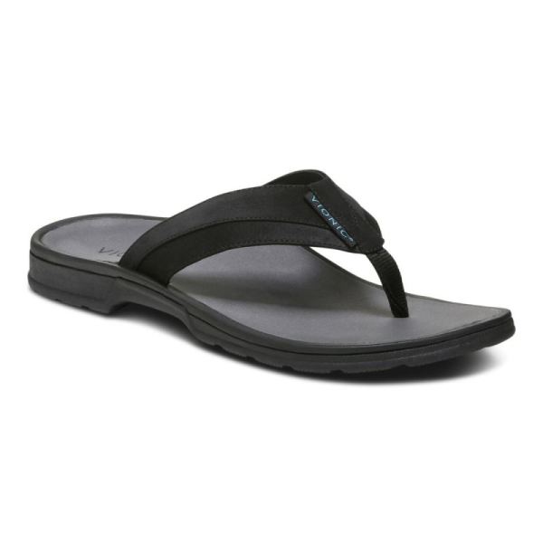 Vionic - Men's Wyatt Toe Post Sandal - Black