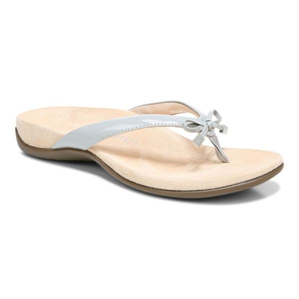 Vionic - Women's Bella Toe Post Sandal - Light Grey
