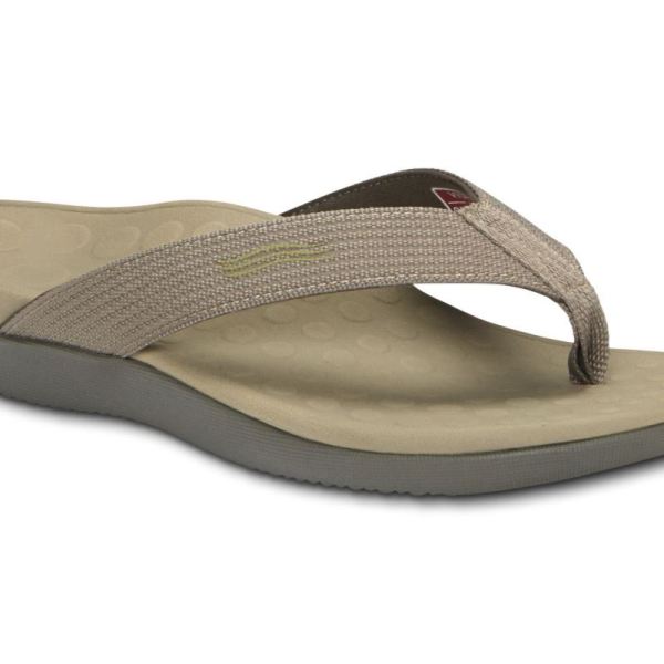 Vionic - Men's Wave Toe Post Sandal - Khaki