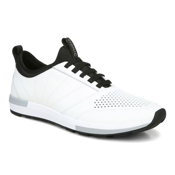 Vionic - Men's Trent Sneaker - White Leather