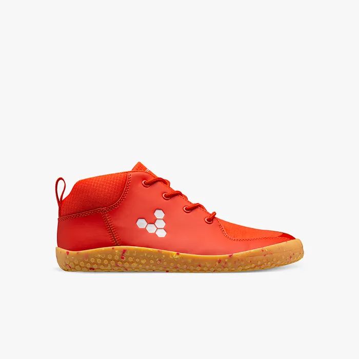 VIVOBAREFOOT | PRIMUS BOOTIE II ALL WEATHER JUNIORS-FIERY CORAL | CANADA OUTLET