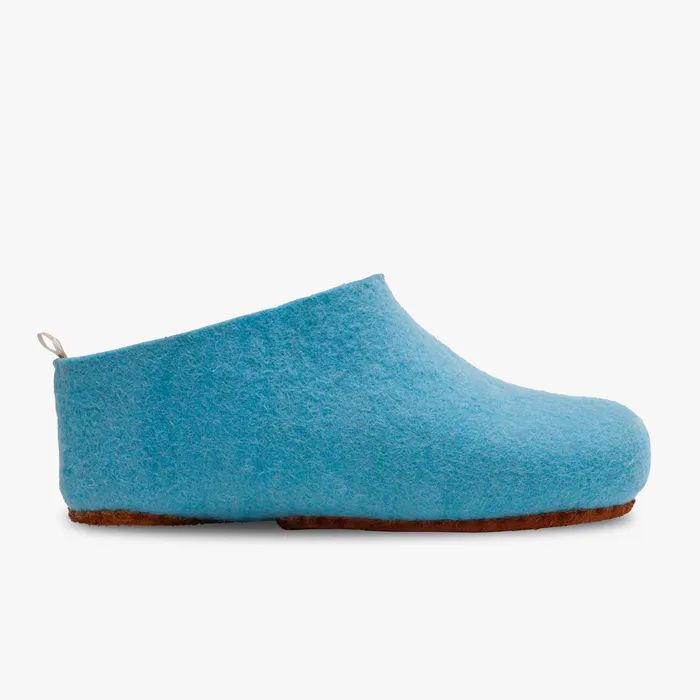 VIVOBAREFOOT | MIM FELT SLIPPER-AQUA | CANADA OUTLET