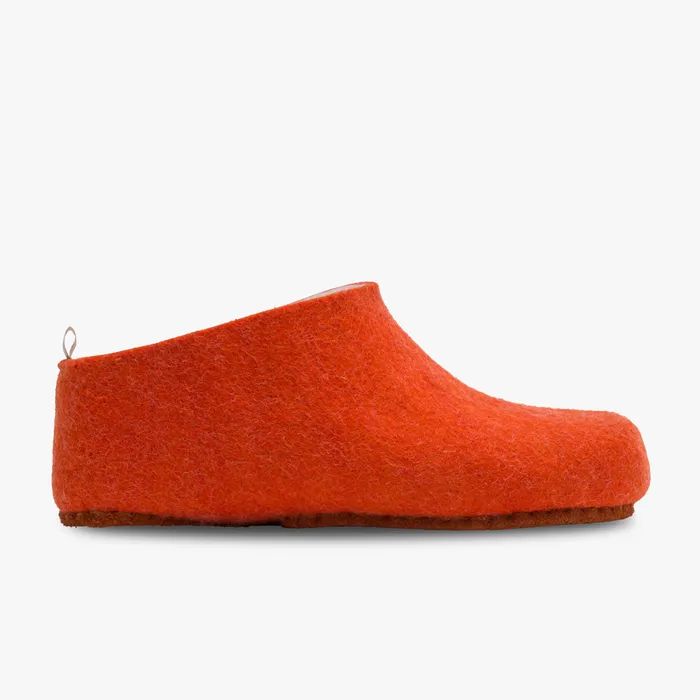 VIVOBAREFOOT | MIM FELT SLIPPER-ORANGE | CANADA OUTLET