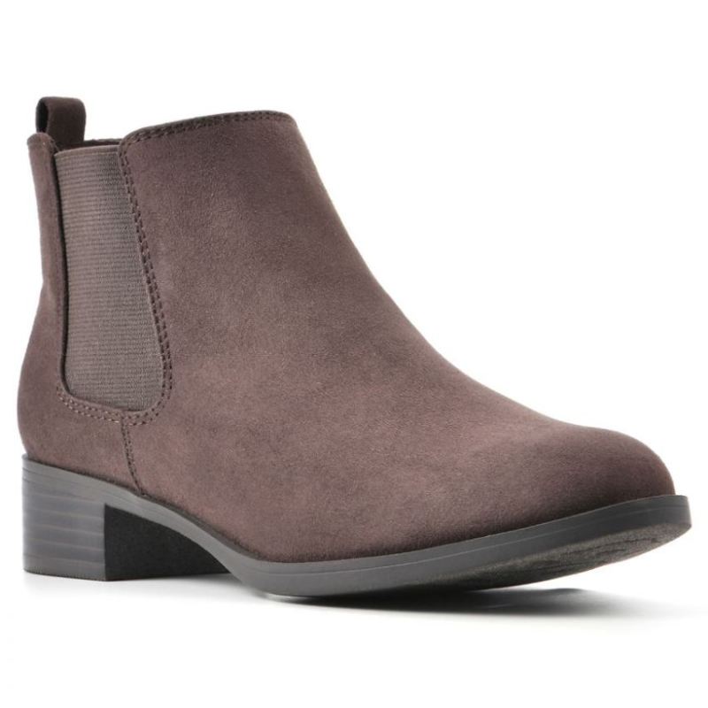 White Mountain Women's Gabby Bootie-Brown Fabric | Canada Outlet