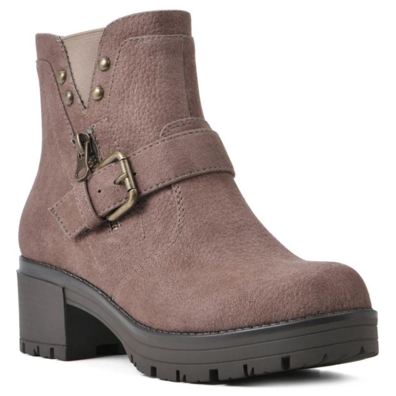 White Mountain Women's Rufus Bootie-Sand Faux Suede | Canada Outlet