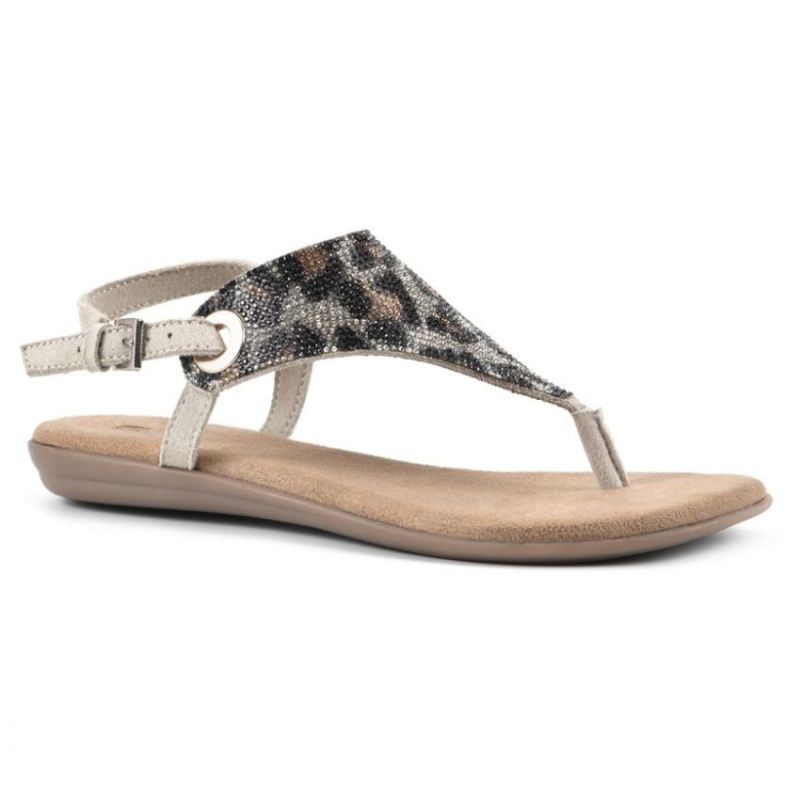 White Mountain Women's London Ii Sandal-Leopard | Canada Outlet