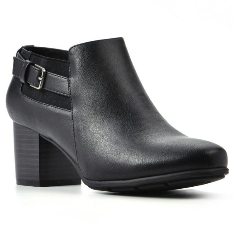 White Mountain Women's Noah Bootie-Black | Canada Outlet