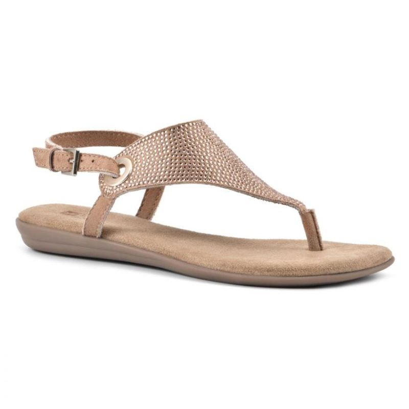 White Mountain Women's London Ii Sandal-Light Gold | Canada Outlet