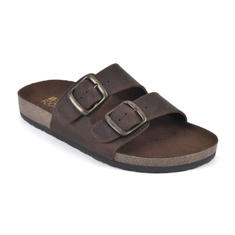 White Mountain Women's Helga Footbeds Sandal-Brown | Canada Outlet