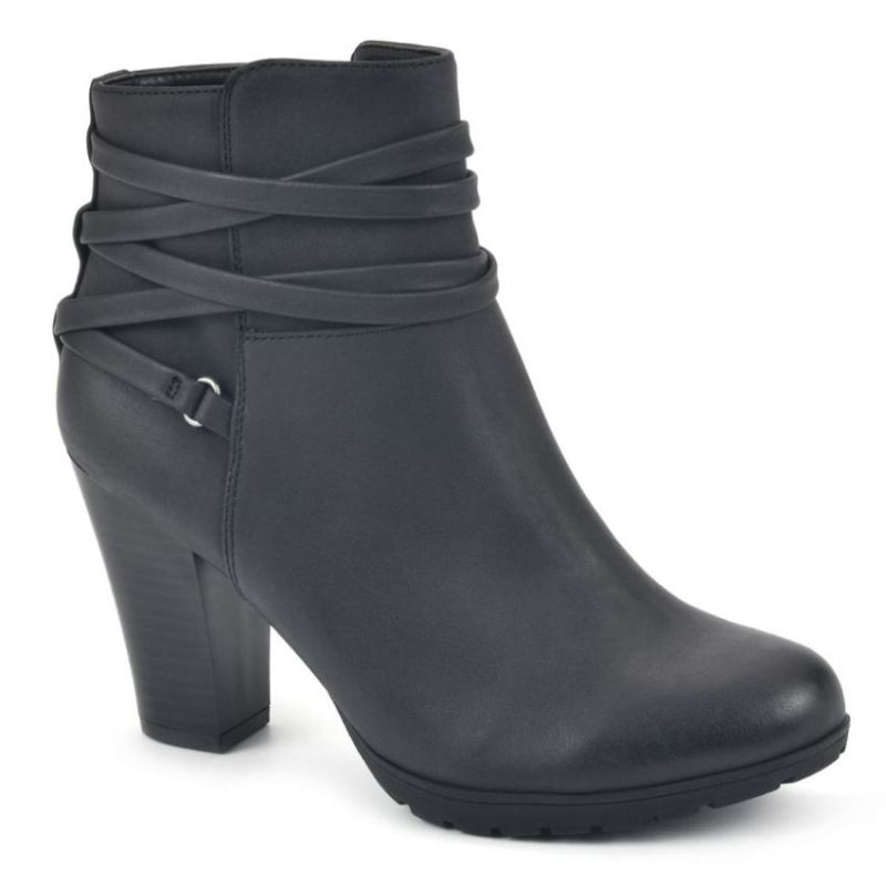 White Mountain Women's Spade Bootie-Black | Canada Outlet