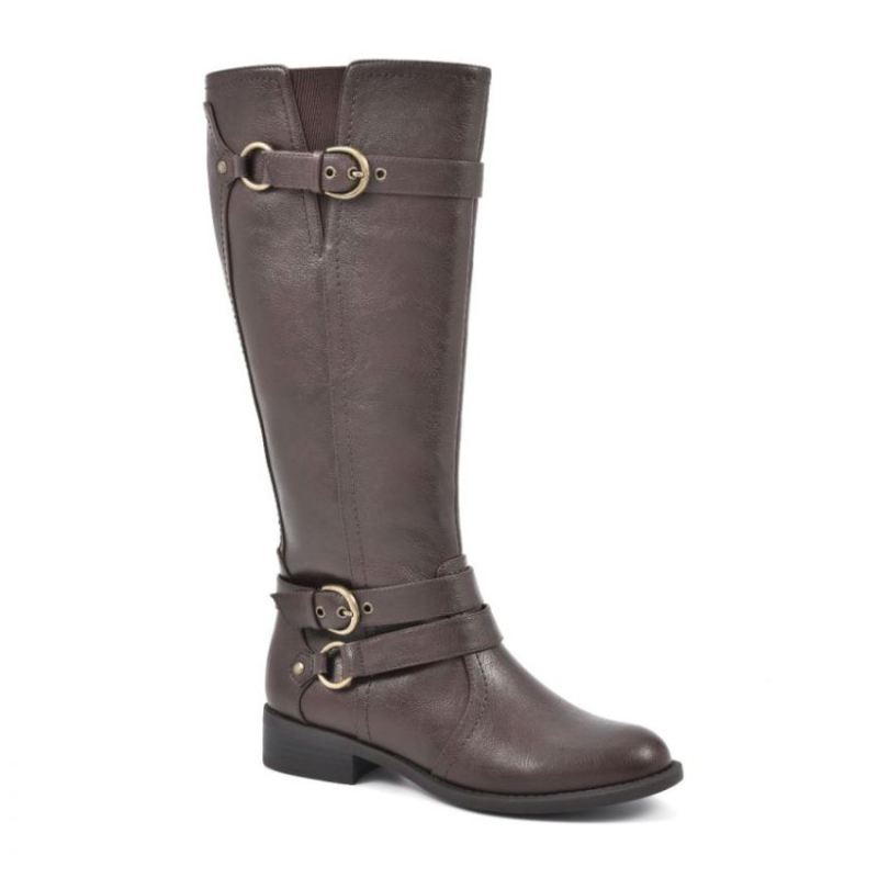 White Mountain Women's Loyal Tall Boot-Brown | Canada Outlet
