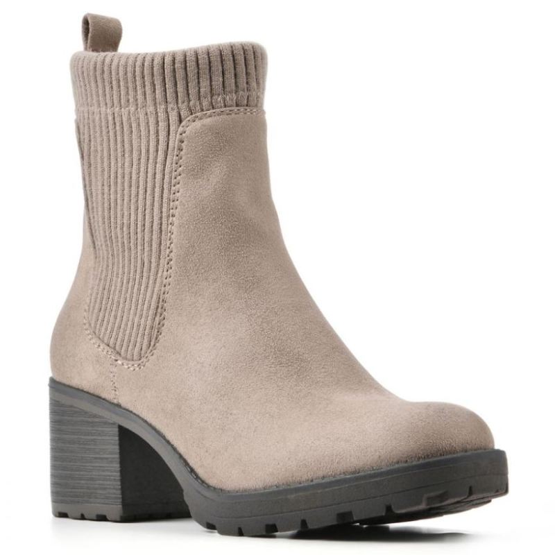White Mountain Women's Benji Bootie-Sand Fabric | Canada Outlet