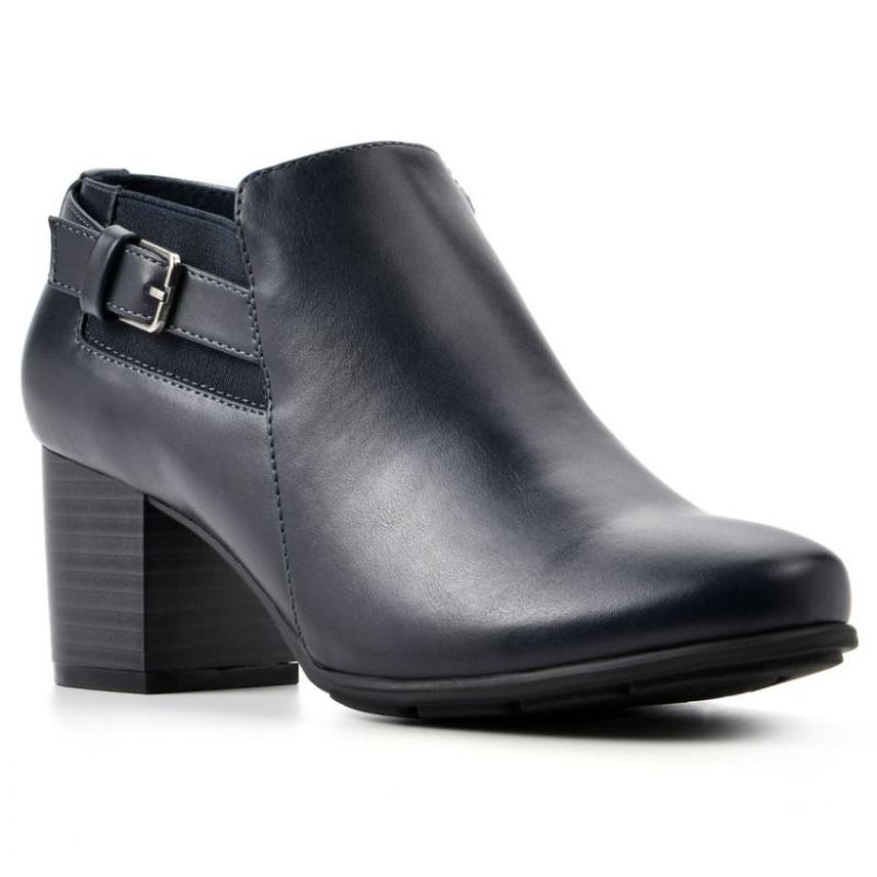 White Mountain Women's Noah Bootie-Navy | Canada Outlet