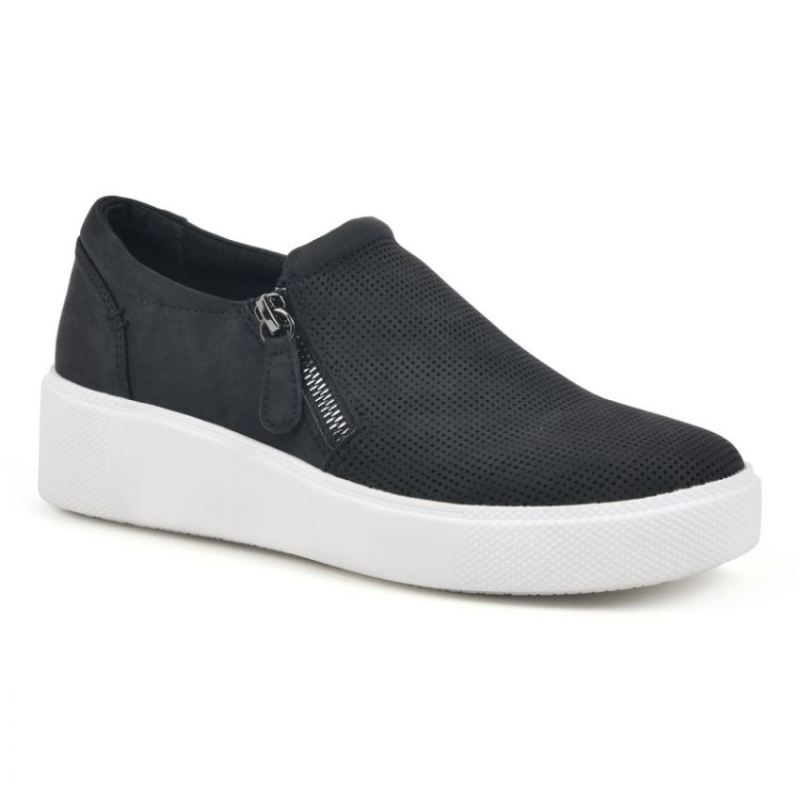 White Mountain Women's Doubly Sneaker-Black | Canada Outlet