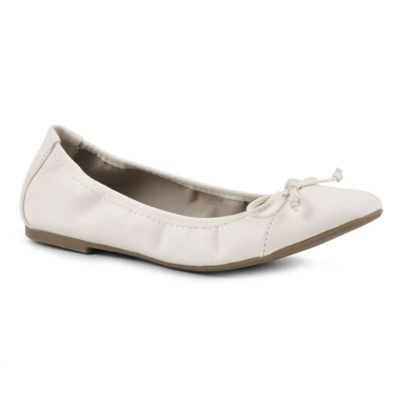 White Mountain Women's Sunnyside Ii Wide Flat-Buttercream | Canada Outlet