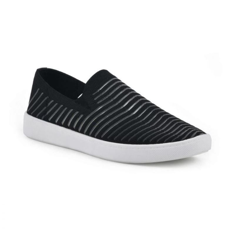 White Mountain Women's Courageous Sneaker-Black | Canada Outlet