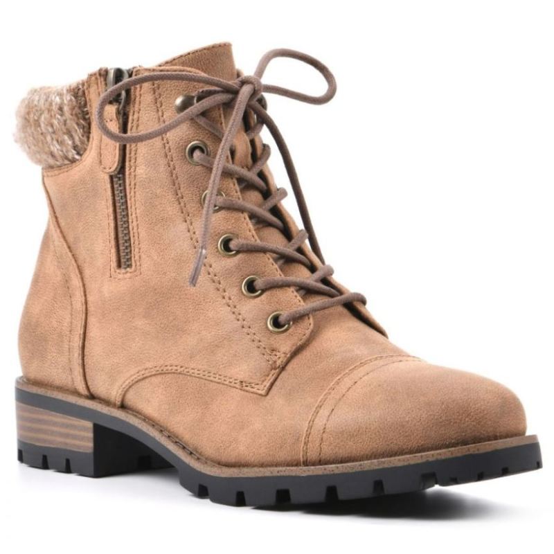 White Mountain Women's Daisy Bootie-Cognac | Canada Outlet