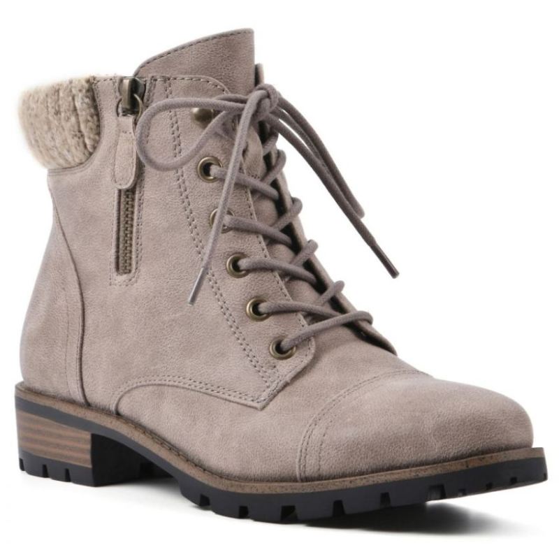 White Mountain Women's Daisy Bootie-Light Taupe | Canada Outlet
