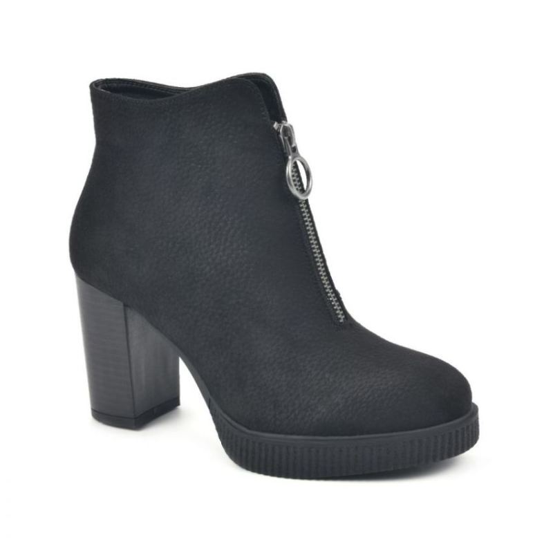 White Mountain Women's Thoughtful Bootie-Black | Canada Outlet