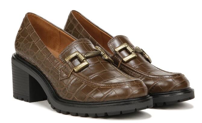 Free Shipping Women's Zodiac Gemma Loafer-Caramel Croc Synthetic