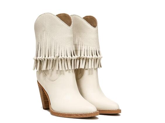 Free Shipping Women's Zodiac Donna Western Boot-Birch Beige Leather  Free Shipping Women's Zodiac Donna Western Boot-Birch Beige Leather