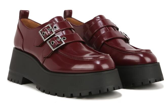Free Shipping Women's Zodiac Perri Platform Loafer-Wine Red Synthetic