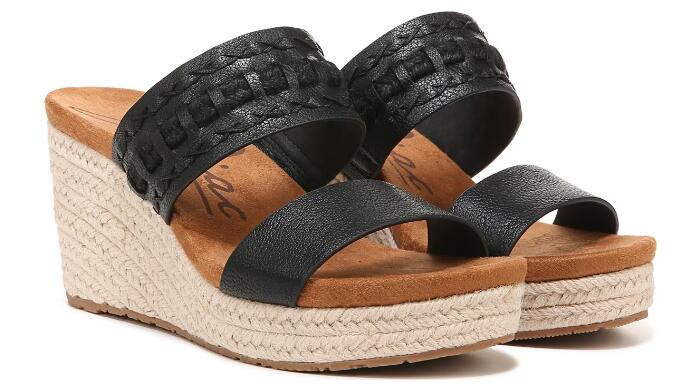 Free Shipping Women's Zodiac Poppy Wedge Espadrille-Black Synthetic