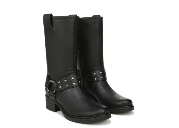 Free Shipping Women's Zodiac Jolie Moto Boot-Black Synthetic