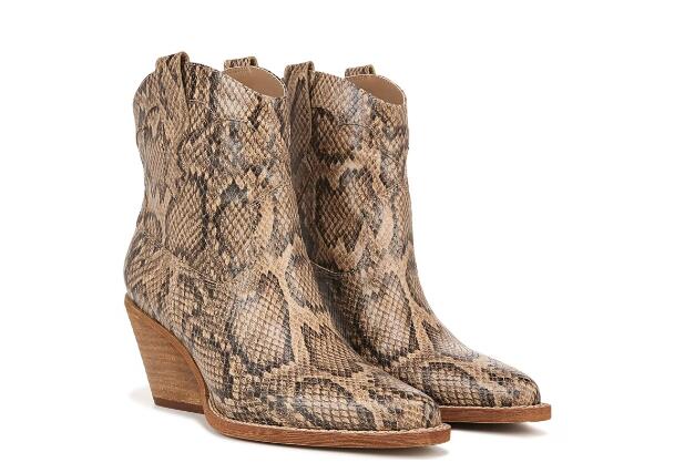 Free Shipping Women's Zodiac Roslyn Western Boot-Desert Snake Pattern Synthetic