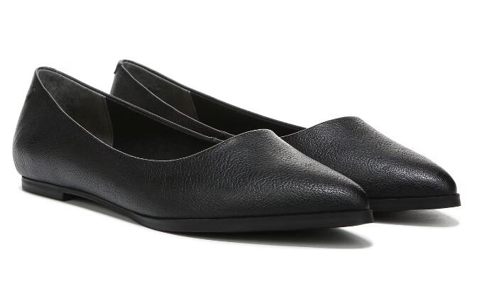 Free Shipping Women's Zodiac Hall Pointed Toe Flat-Black