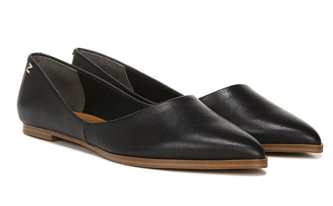 Free Shipping Women's Zodiac Hill Flat-Black Leather