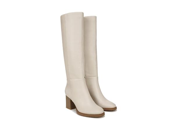 Free Shipping Women's Zodiac Riona Block Heel Tall Boot-Birch Synthetic