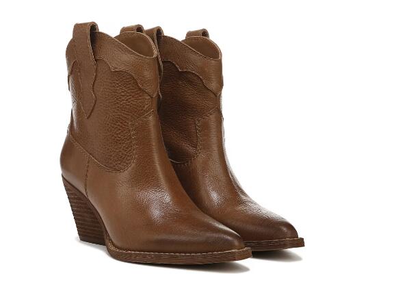 Free Shipping Women's Zodiac Roslyn Western Boot-Latte Leather  Free Shipping Women's Zodiac Roslyn Western Boot-Latte Leather