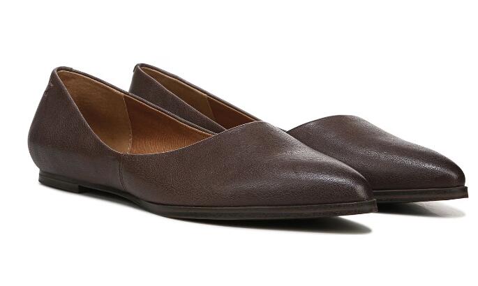 Free Shipping Women's Zodiac Hill Flat-Espresso Leather