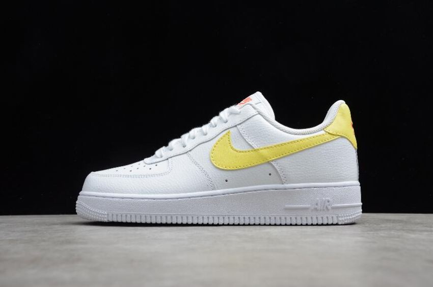 Men's Nike Air Force 1 07 White Rose Red Yellow 315115-160 Running Shoes
