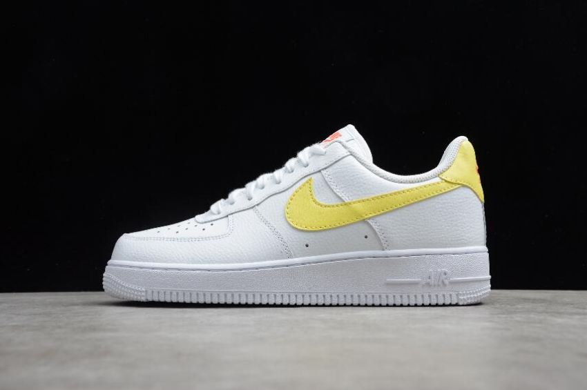 Women's Nike Air Force 1 07 White Rose Red Yellow 315115-160 Running Shoes
