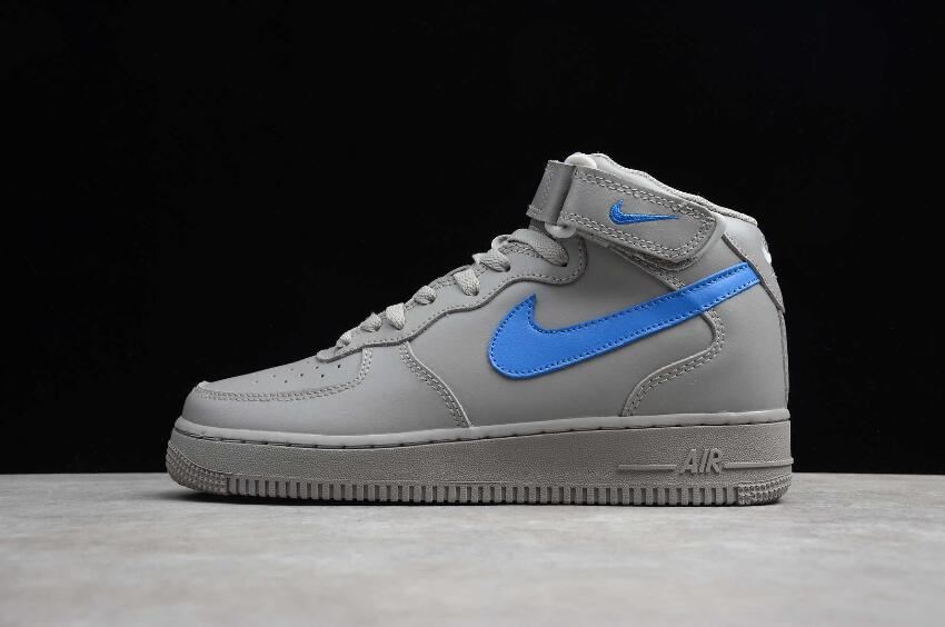 Women's Nike Air Force 1 Mid 07 CeWoment Grey Royal 315123-040 Running Shoes