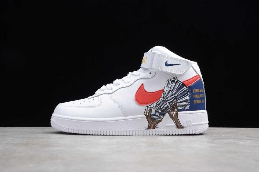Men's Nike Air Force 1 GS Transparent White 596728-309 Running Shoes