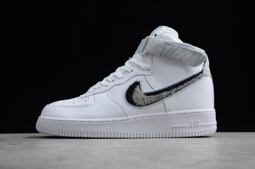Men's Nike Air Force 1 High 07 White Wolf Grey Pure Platinum 806403-105 Shoes Running Shoes